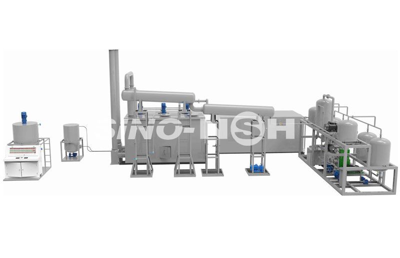 Waste Oil to Base Oil Vacuum Distillation Plant Mo