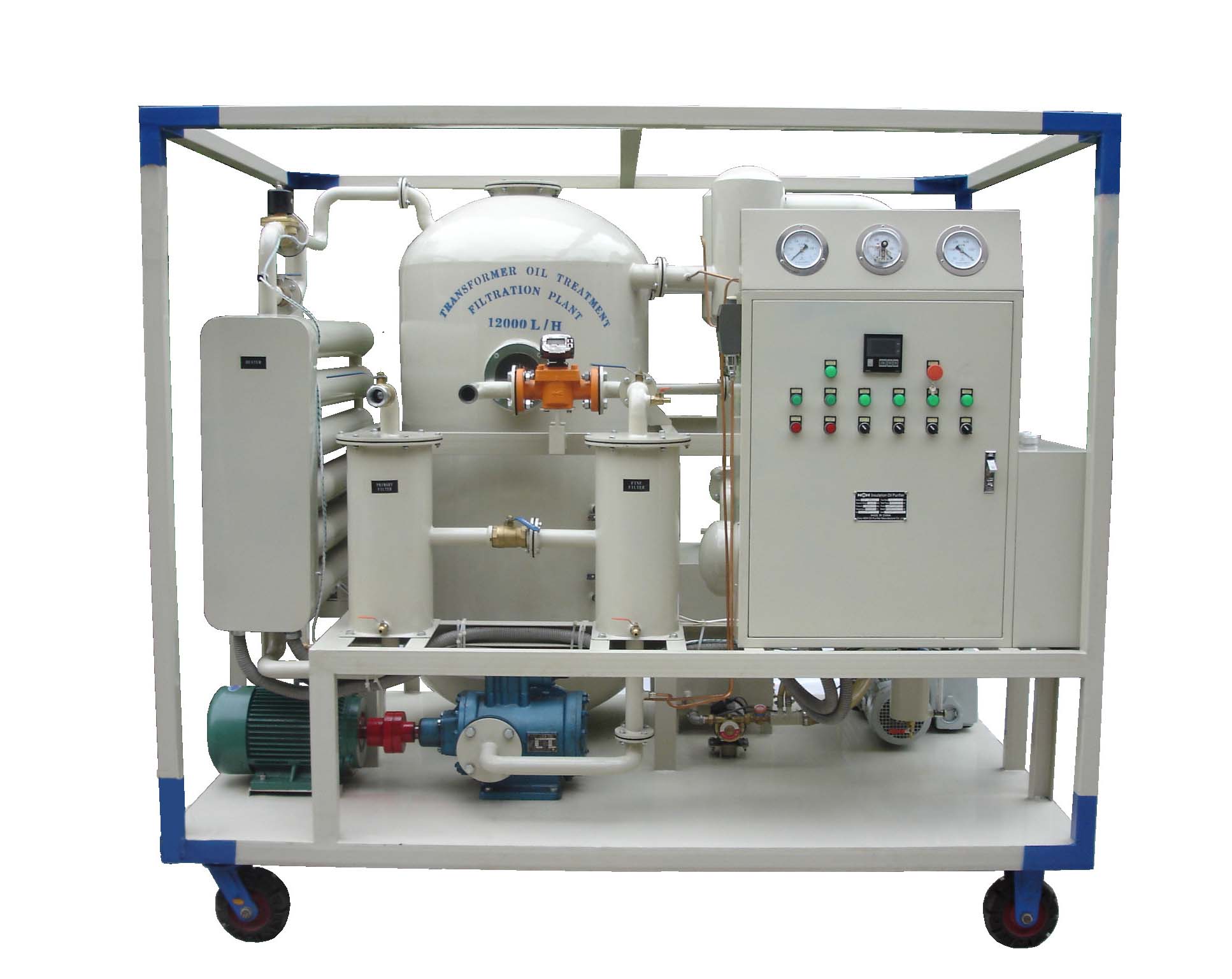 The difference between pneumatic oil purifier and centrifugal oil purifier