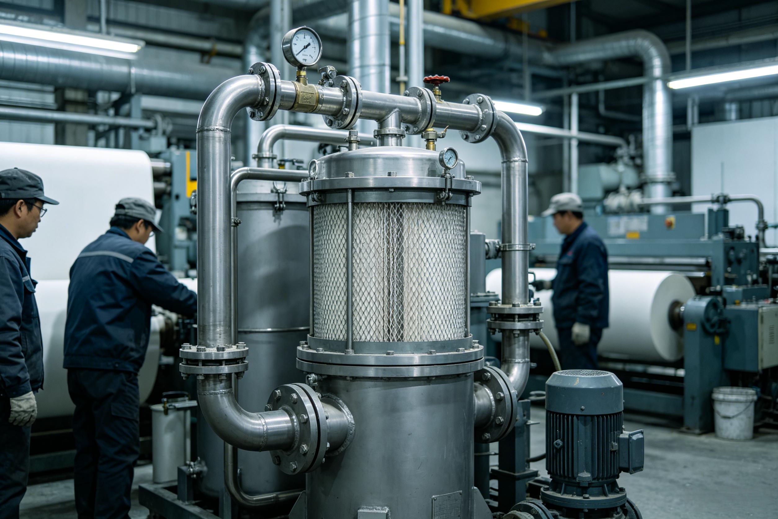 How to Eliminate Water & Varnish in Paper Mill Turb